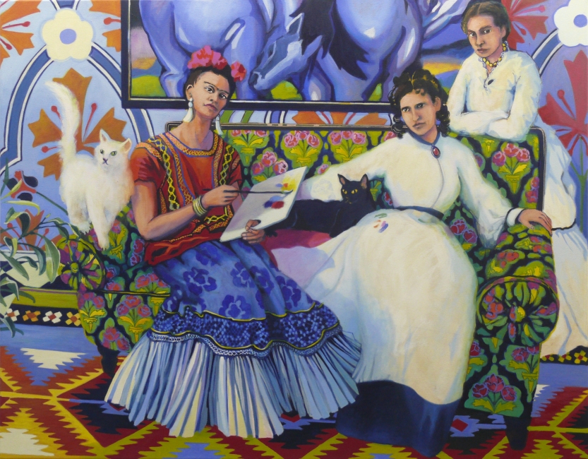 Beate Blankenhorn - Malerei - Eitempera auf Leinwand - Frida Kahlo, Berthe Morisot, Paula Modersohn - Becker